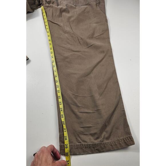 Columbia khaki men's hidden zip pocket straight pants chino casual 40 x 30 - Picture 5 of 6